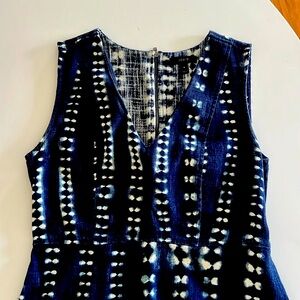 JCrew shift dress, linen